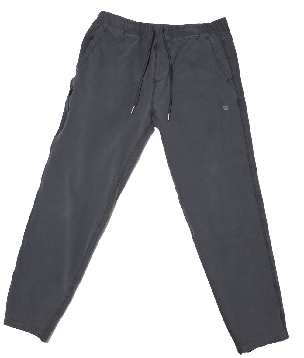 Mack Weldon Men's Ace Sweatpants Joggers Dark Grey Size Large Zip Pockets